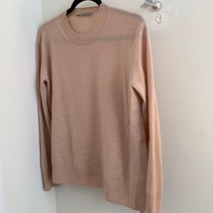 Vince blush cashmere sweater xs